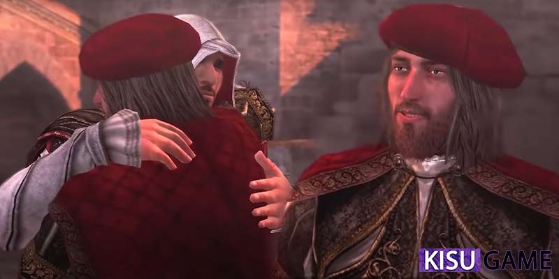 Leonardo cho Ezio biết nơi phá huỷ những cổ máy chiến tranh của nhà Borgia