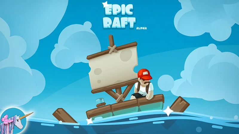 Epic Raft - Tưa game sinh tồn offline cho ios với đồ họa đáng yêu