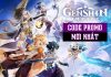 Code Genshin Impact mới nhất cập nhật ngay kẻo lỡ