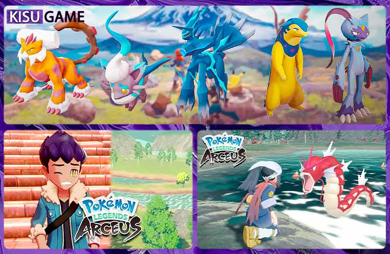 Pokémon Legends: Arceus rò rĩ gameplay và hình ảnh mới nhất