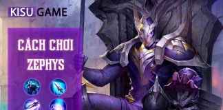 Hướng dẫn chơi, kỹ năng, skill, cách lên đồ Zephys Liên Quân Mobile