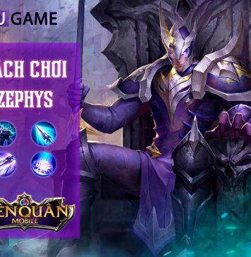 Hướng dẫn chơi, kỹ năng, skill, cách lên đồ Zephys Liên Quân Mobile