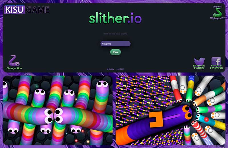 Slither.io - Tựa game io chơi cùng bạn bè vui nhộn