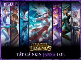 Tất cả skin Janna trong Liên Minh Huyền Thoại, giá skin, độ hiếm Tất cả skin Janna LOL