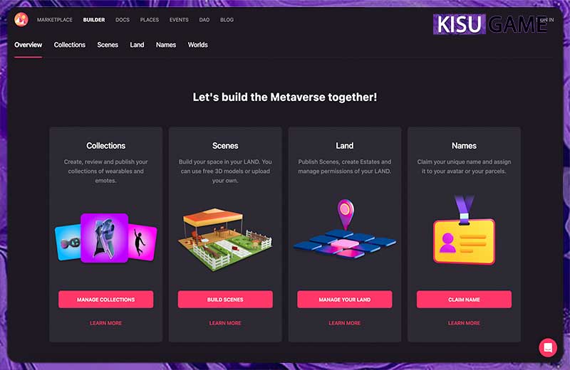 Ưu điểm khi chơi game Decentraland