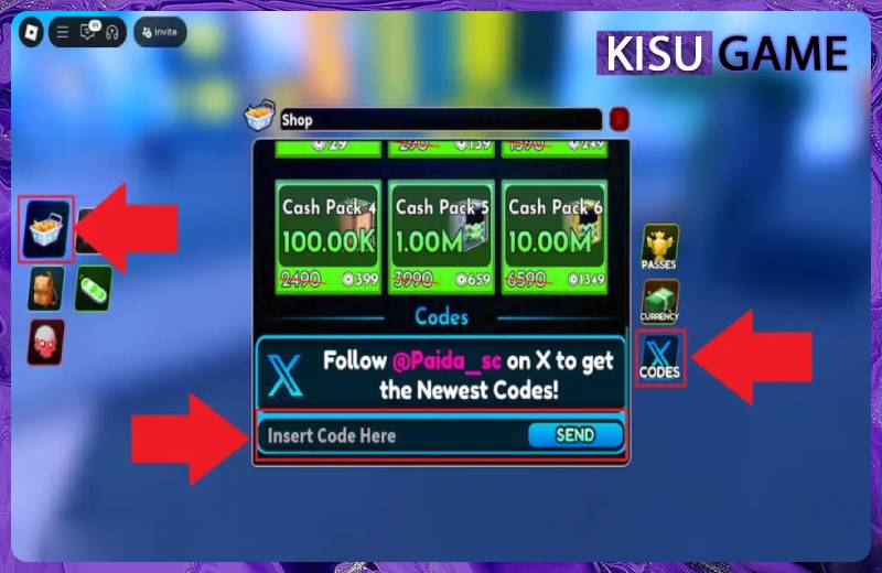 Cách nhập code game Arise Crossover
