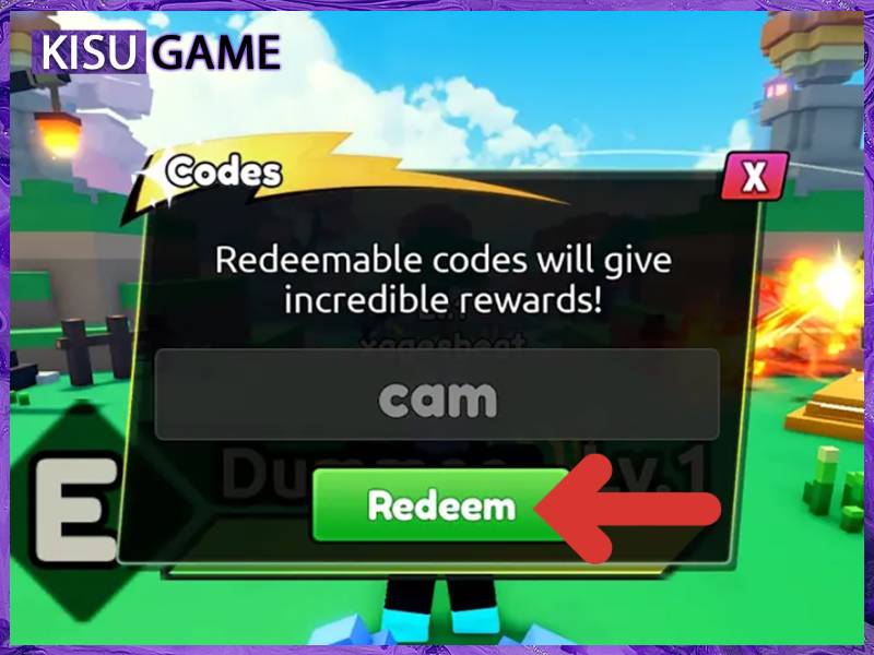 Cách nhập code game Catch a Monster