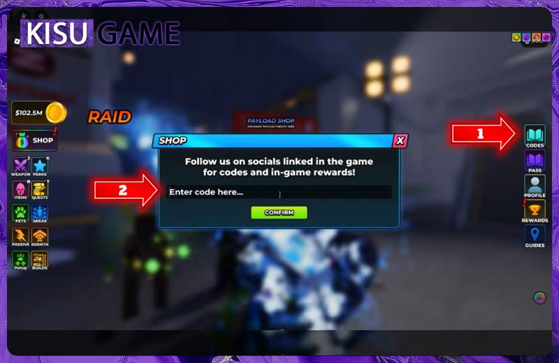 Cách nhập code game Hunty Zombie chi tiết