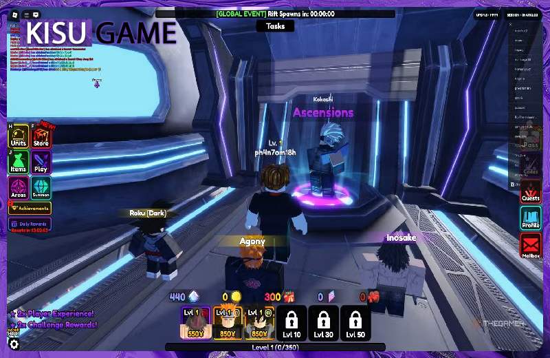 Gameplay Roblox Anime Vanguards thân thiện